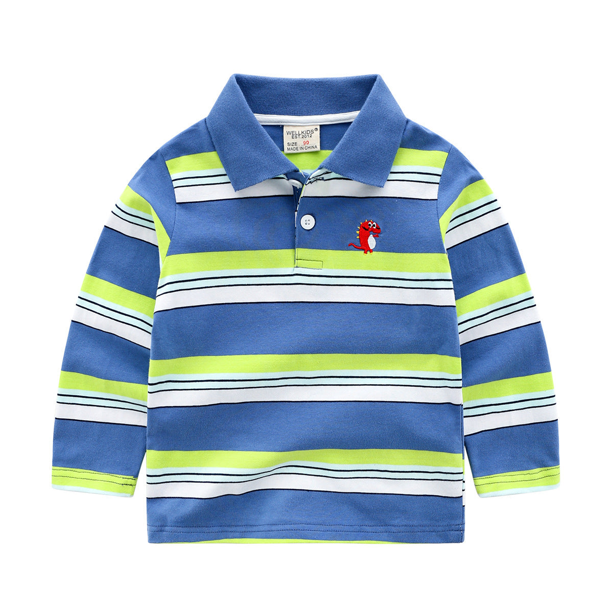 T-shirt rayé à manches longues pour garçon