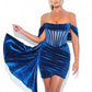 Women's Velvet With Evening Dress