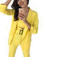 Women's solid color suit