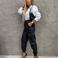 Fashion Ankle-tied Elastic Waist Pants Women