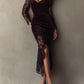 Fashionable Lace Patchwork Bodycon Dress