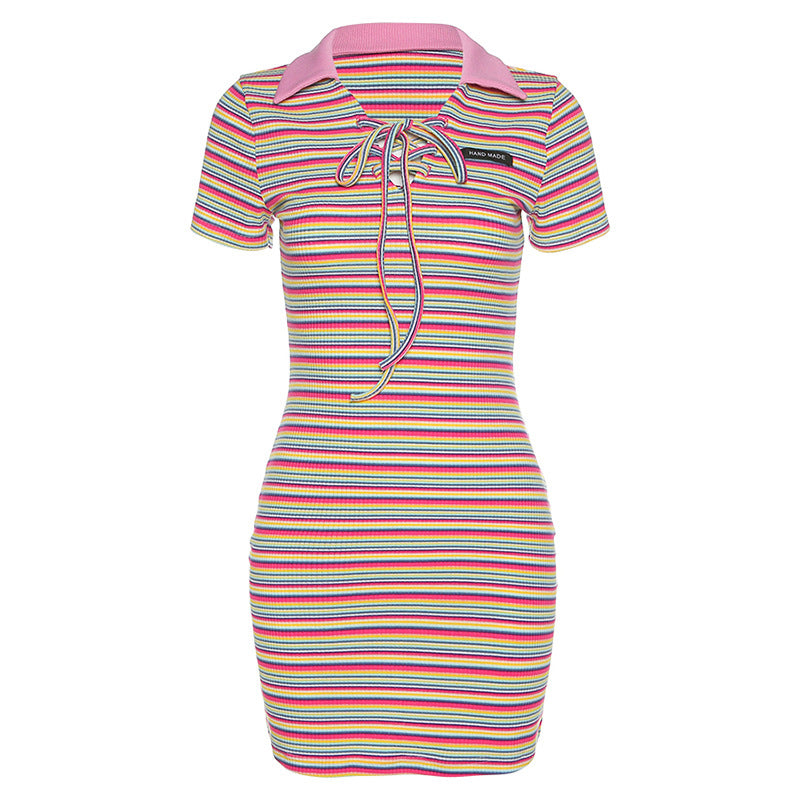 Pack hip strap dress