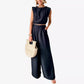 Ensemble pantalon et poche supérieure pour femme