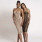 Women's Bandage Lace Sling Dress