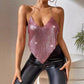 Summer Solid Color Slim Fit Backless Camisole