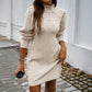 Women's Turtleneck Long Sleeve Dress Sweater