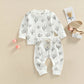 New Children Cartoon Printed Casual Suit