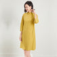 Robe à manches longues, élégante et tendance