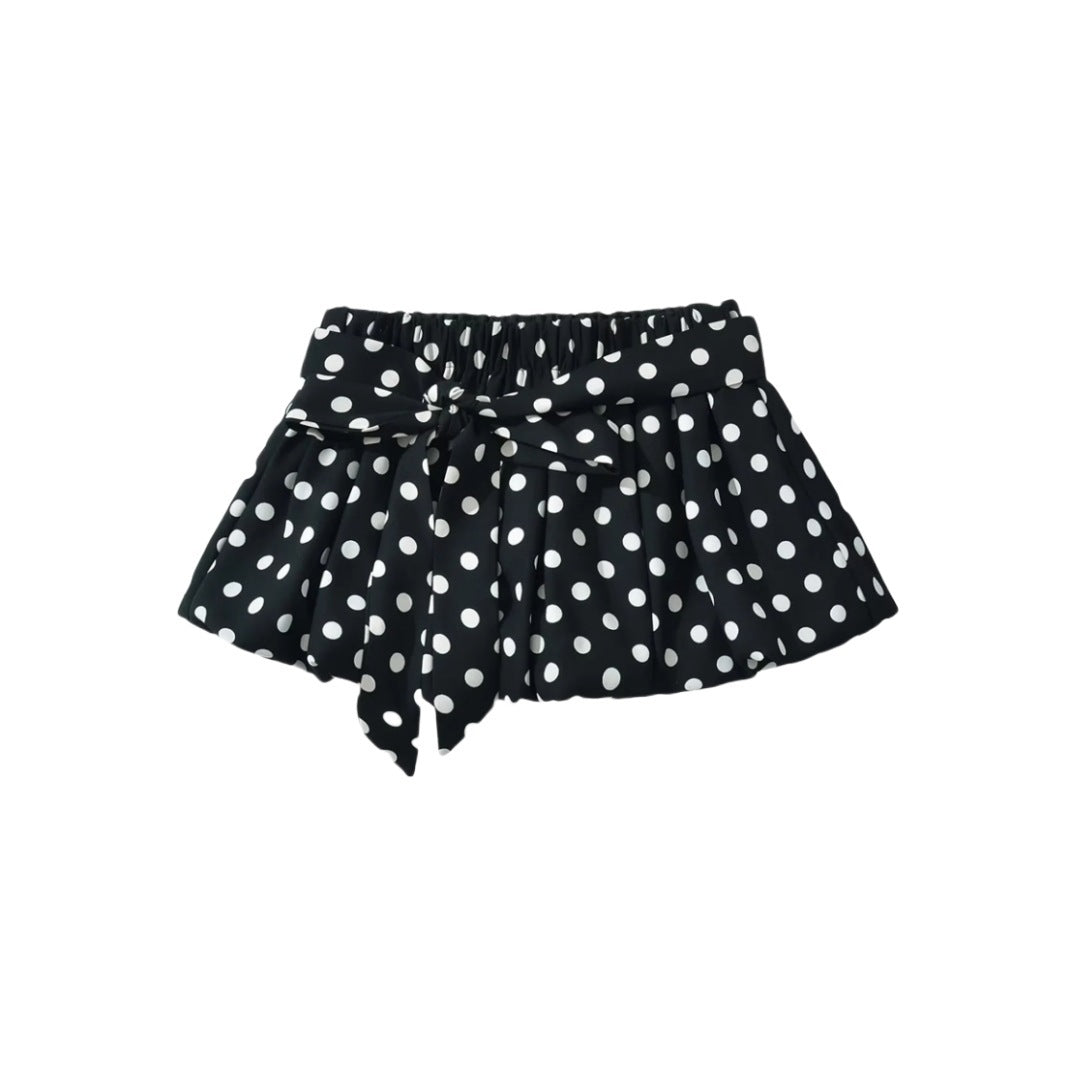 Women's Fashion Halter Off-the-shoulder Polka Dot Set