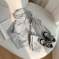 Children's Fried Street Autumn Boyish Look Sports Two-piece Set