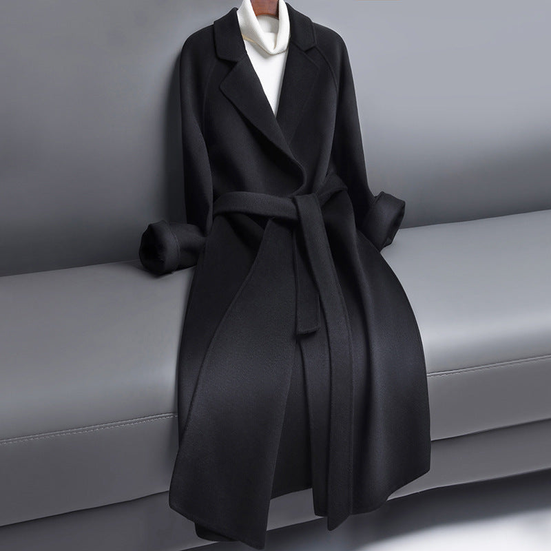 Manteau d'hiver en laine Little Man pour femme