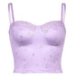Fashion Lace Hollow Floral Vest Sling V-Neck Slim Women