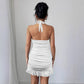 Casual Womens Deep V-neck Halter Dress