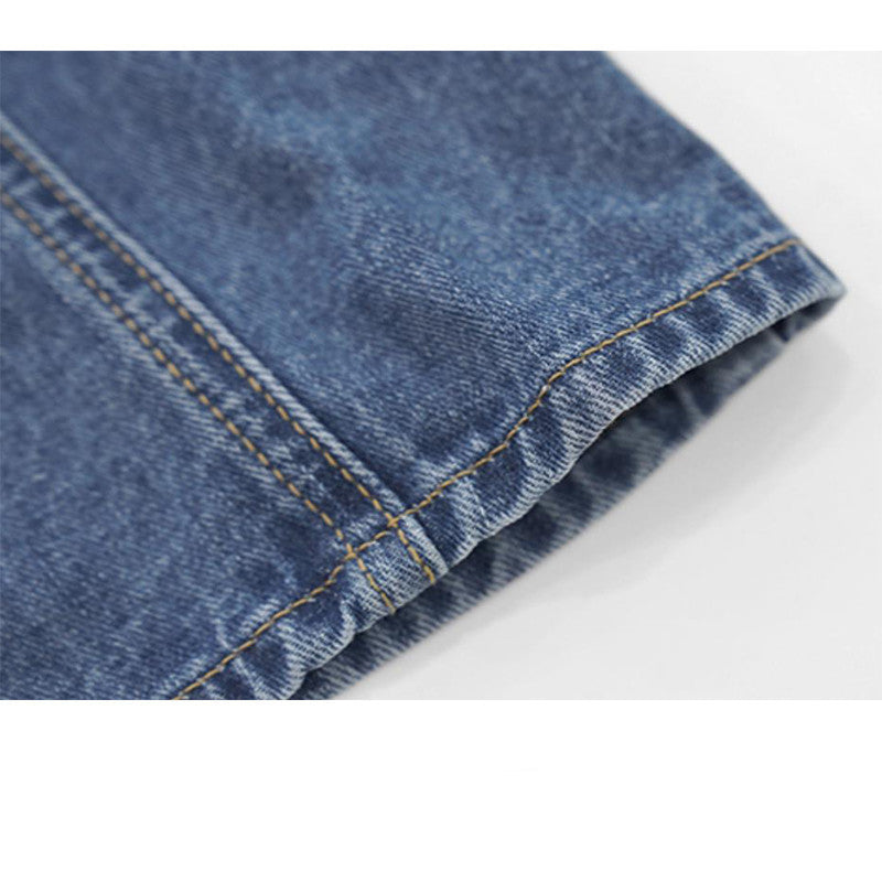 Vintage Denim Tied Shirt Women's Summer
