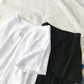 Loose Base Round Neck Casual T-shirt With Clothes Underneath