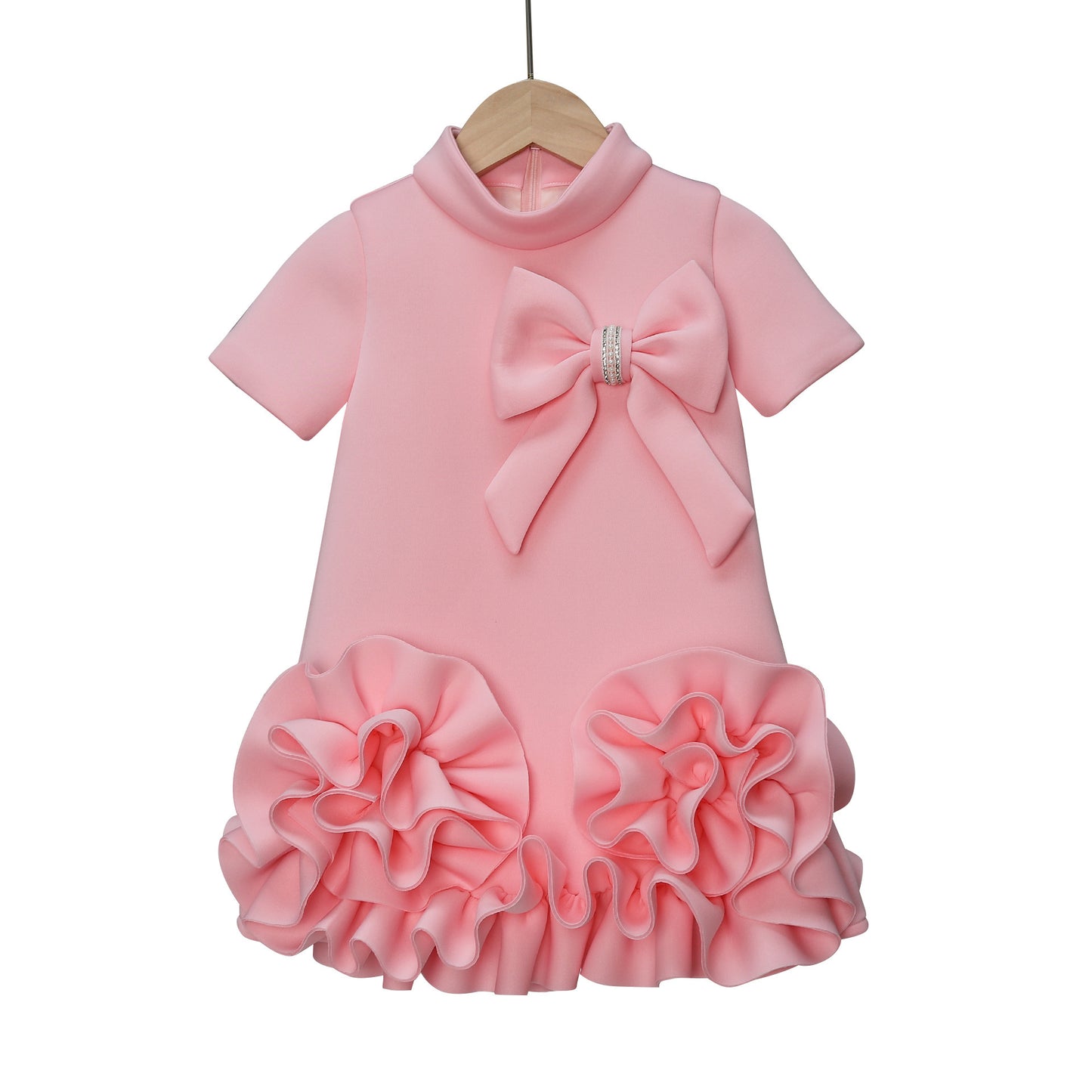 Three-dimensional Flower Girl Fashion Show Dress