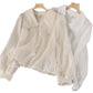 Fashion Doll Collar White Shirt