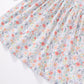 Robe fleurie en coton pour fille, style pastoral, manches bouffantes