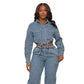 Fashion Denim Women's Wear Two-piece Set