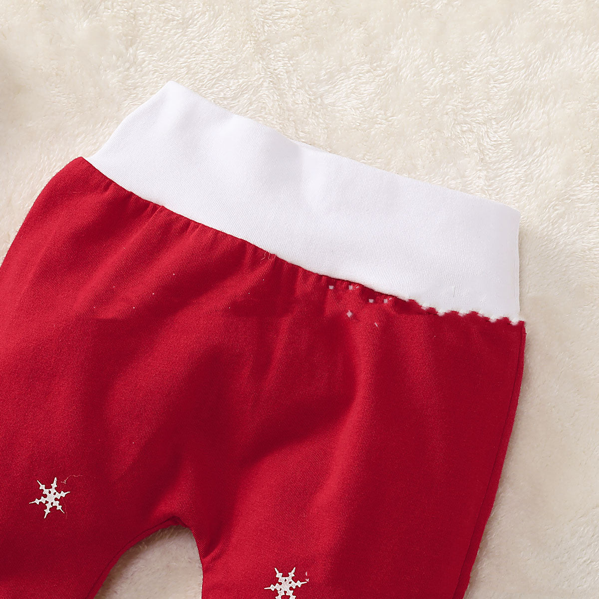 Halloween Explosion Big Red Halloween Elements Long-sleeved Snowflake Trousers Hat