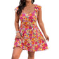 Plus-size Women's European And American Style Floral A-line Skirt