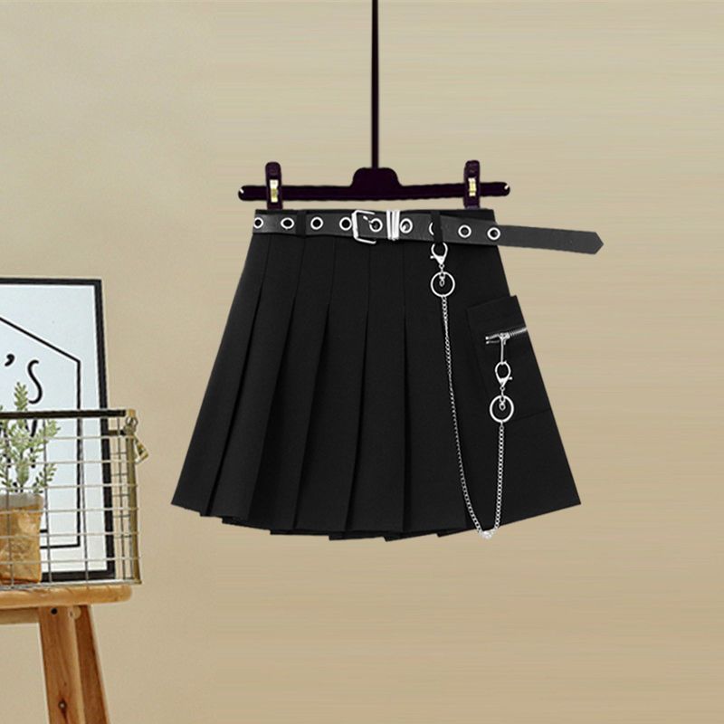 Jupe moulante amincissante de style preppy pour femme, à l'allure jeune