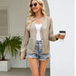 Cardigan élégant à découpes