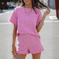 Tassel Short-sleeved Shorts Casual Suit