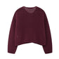 Women's Vintage Button Short Knitted Jacket
