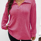 Solid Color Plus Size Women's Clothes Top