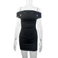 Off-the-shoulder Women's Slim-fit Skirt