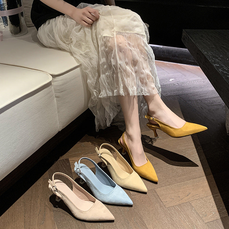 Spring And Summer Stiletto Heel Pointed High Heels