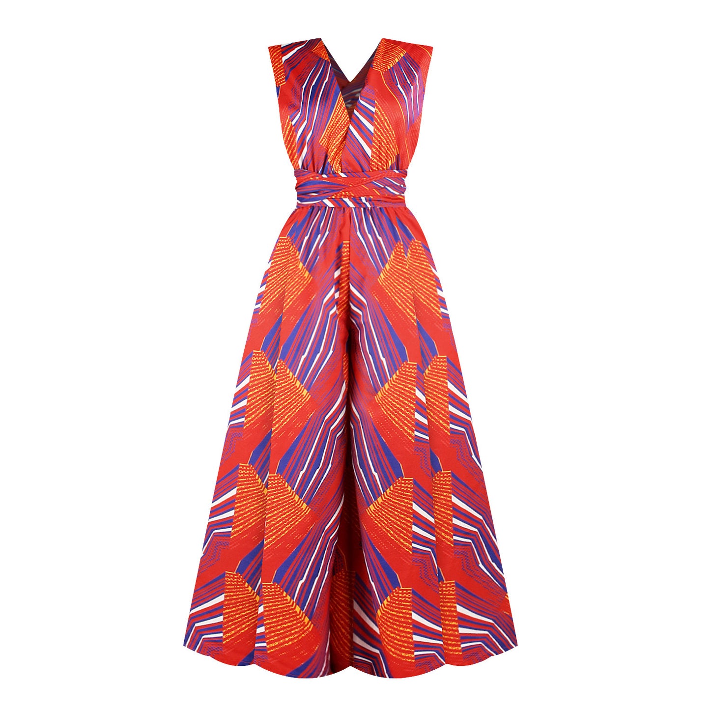 A Variety Of Strapping Methods DIY Wide-leg Jumpsuit Women