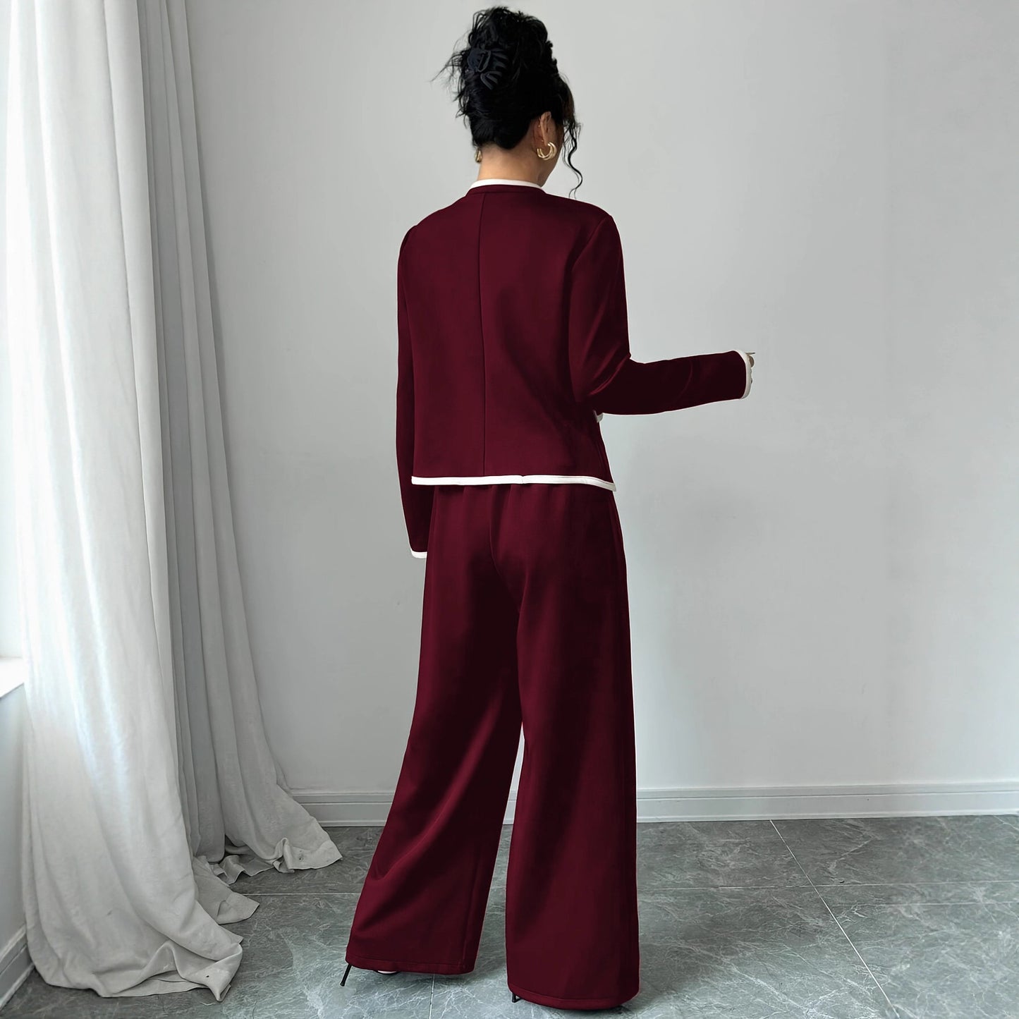 Slimming New Chinese Style Casual Chic Womens Suit