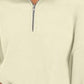 Women's Half Zipped Stand Collar Drawstring At Hem Polar Fleece Autumn Winter Sweater