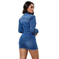 Women's Fashion Jacket Long Sleeve Denim Coat