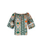 European American Fashion Floral Print Women's Blouse
