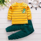 Ensemble pyjama bébé en coton d'automne