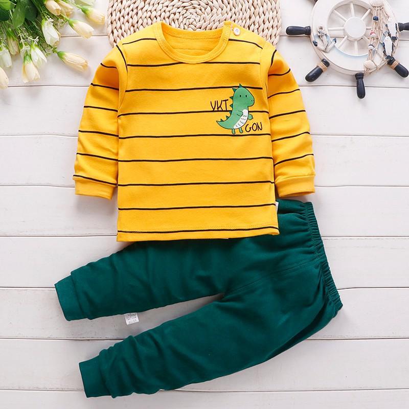 Ensemble pyjama bébé en coton d'automne