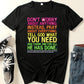T-shirt à manches courtes et col rond imprimé dessin animé créatif
