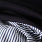 Women's Fashion Commuter Loose Air Layer Round Neck Stripes Patchwork Sweater