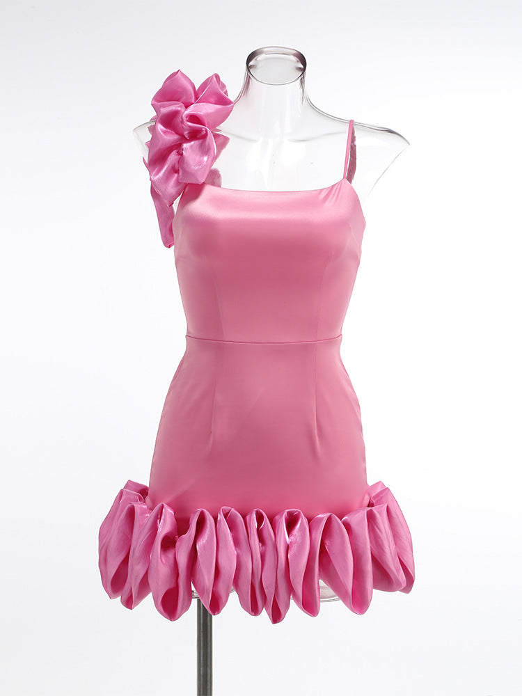 New European And American Women's Clothing Pleated Decorative Skirt