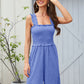 Women's Solid Color One-piece Shorts With Suspenders