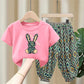 Children's Summer Thin T-shirt Blouse And Pants