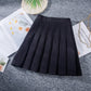 Pleated Skirt Lengthened Elastic Waist Elastic
