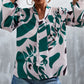 Fashionable Lace Vintage Printed Shirt Women