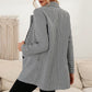 European And American Single Breasted Houndstooth Plaid Casual Suit Top