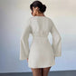 New Stylish And Elegant Long-sleeve Patchwork Dress