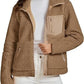 Autumn And Winter Lapel Button Loose Fleece Shirt