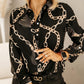 Women's Fashion Casual Digital Printing Single-breasted Shirt